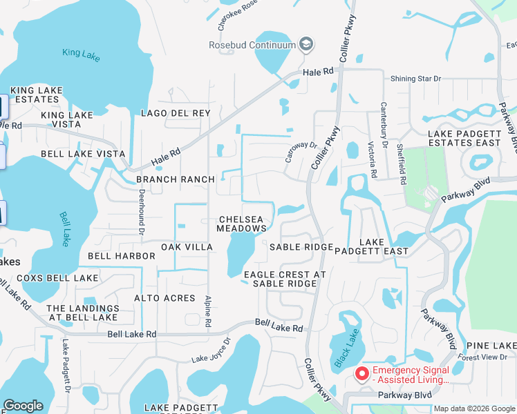 map of restaurants, bars, coffee shops, grocery stores, and more near 22706 Gage Loop in Land O' Lakes