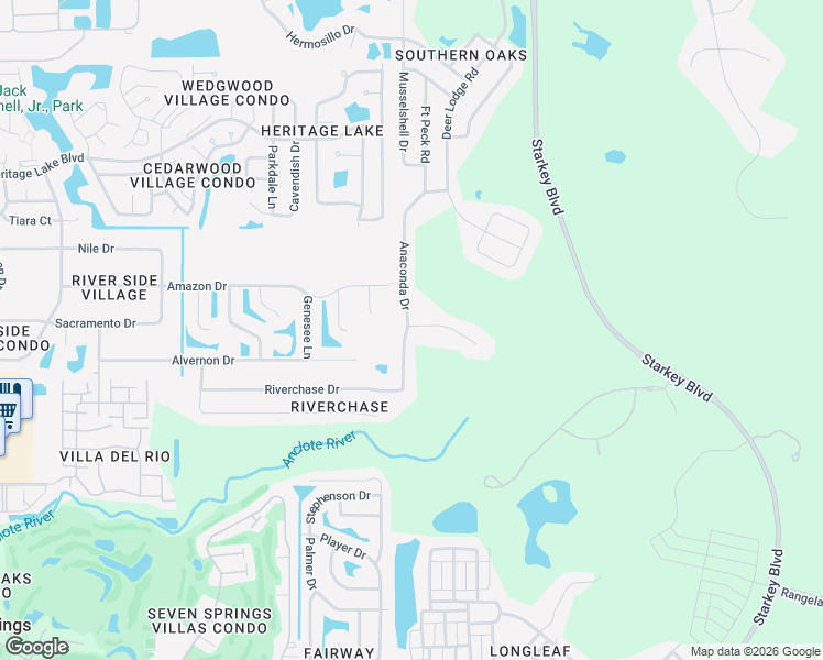 map of restaurants, bars, coffee shops, grocery stores, and more near 10039 Shooting Star Court in New Port Richey