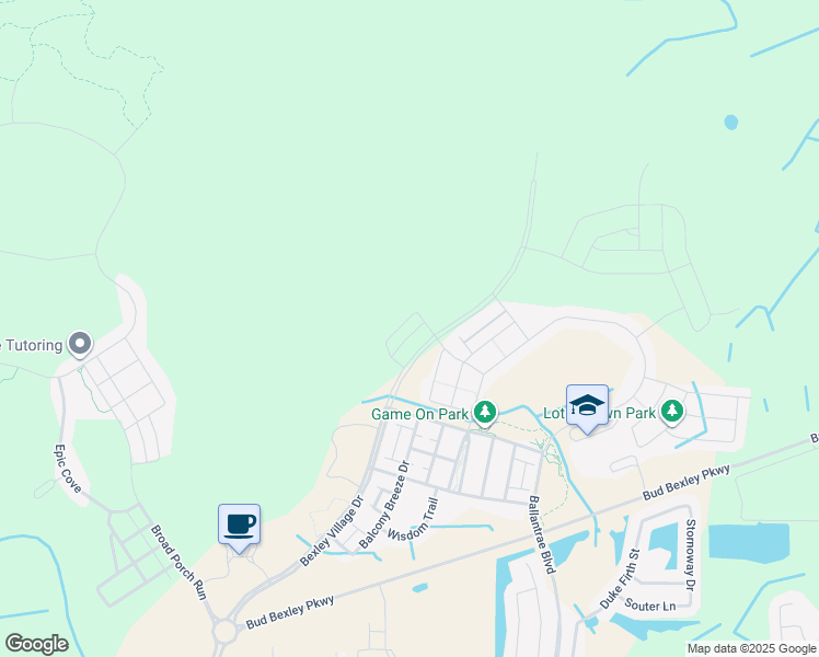 map of restaurants, bars, coffee shops, grocery stores, and more near 17378 Cruiser Bend in Land O' Lakes