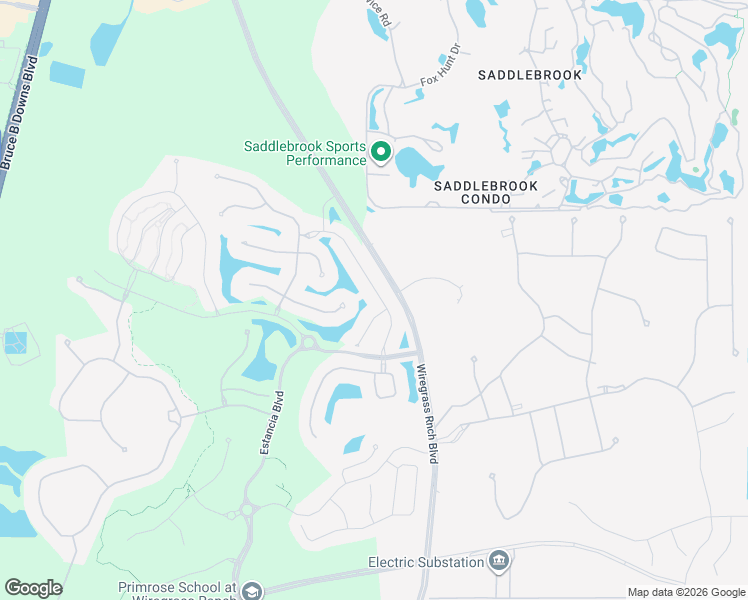 map of restaurants, bars, coffee shops, grocery stores, and more near 4697 Tramanto Lane in Zephyrhills