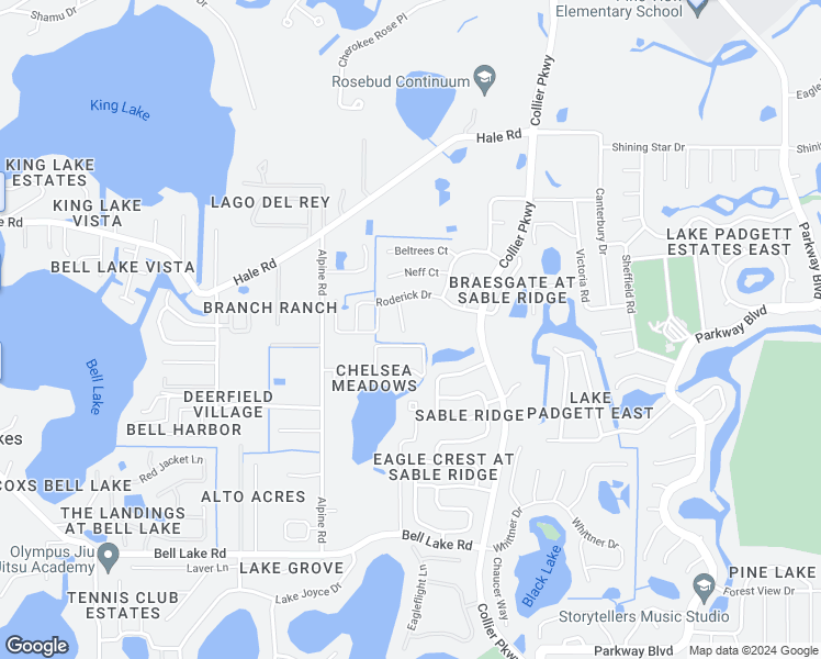 map of restaurants, bars, coffee shops, grocery stores, and more near 4520 Clarkwood Court in Land O' Lakes