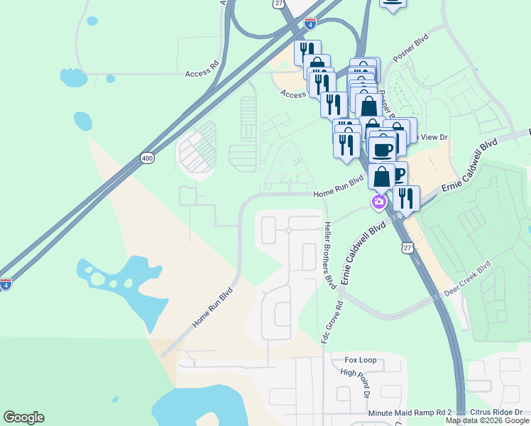 map of restaurants, bars, coffee shops, grocery stores, and more near 152 Cotswold Circle in Davenport