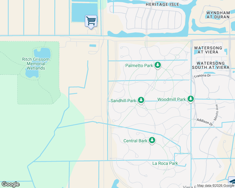 map of restaurants, bars, coffee shops, grocery stores, and more near 3830 Archdale Street in Melbourne