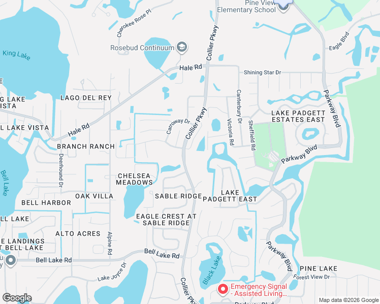 map of restaurants, bars, coffee shops, grocery stores, and more near 4530 Braesgate Court in Land O' Lakes