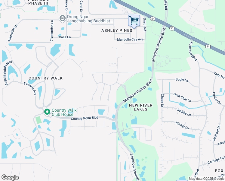 map of restaurants, bars, coffee shops, grocery stores, and more near 30950 Kelmin Terrace in Zephyrhills