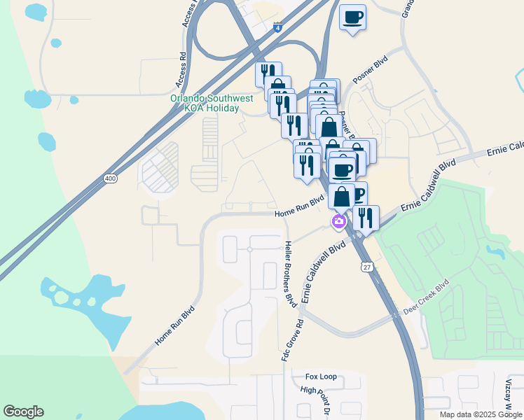 map of restaurants, bars, coffee shops, grocery stores, and more near 3020 Base Blvd in Davenport