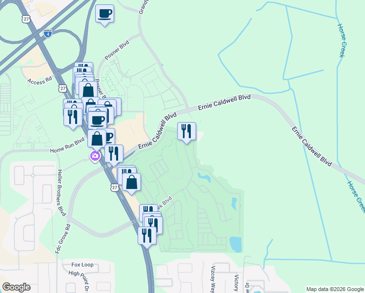 map of restaurants, bars, coffee shops, grocery stores, and more near 1128 Deer Creek Boulevard in Davenport