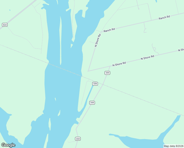 map of restaurants, bars, coffee shops, grocery stores, and more near 289 North Shore Road in Mathis