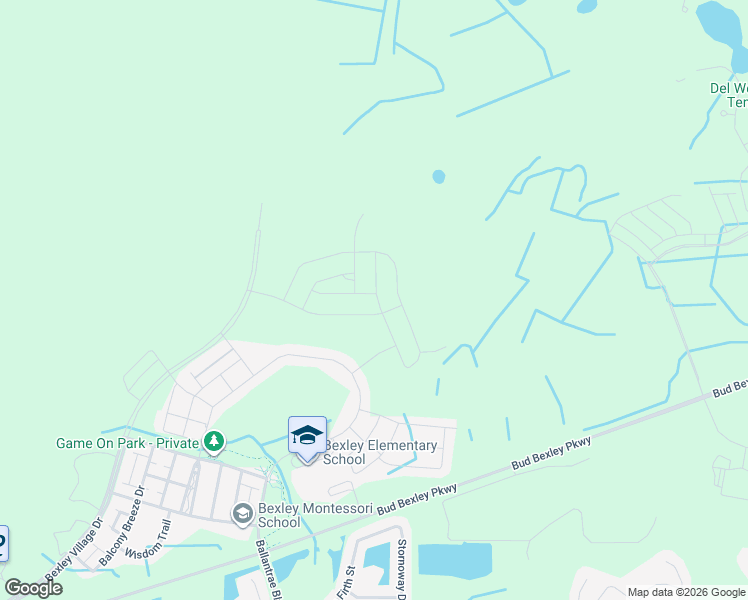 map of restaurants, bars, coffee shops, grocery stores, and more near 4686 Emprise Way in Land O' Lakes