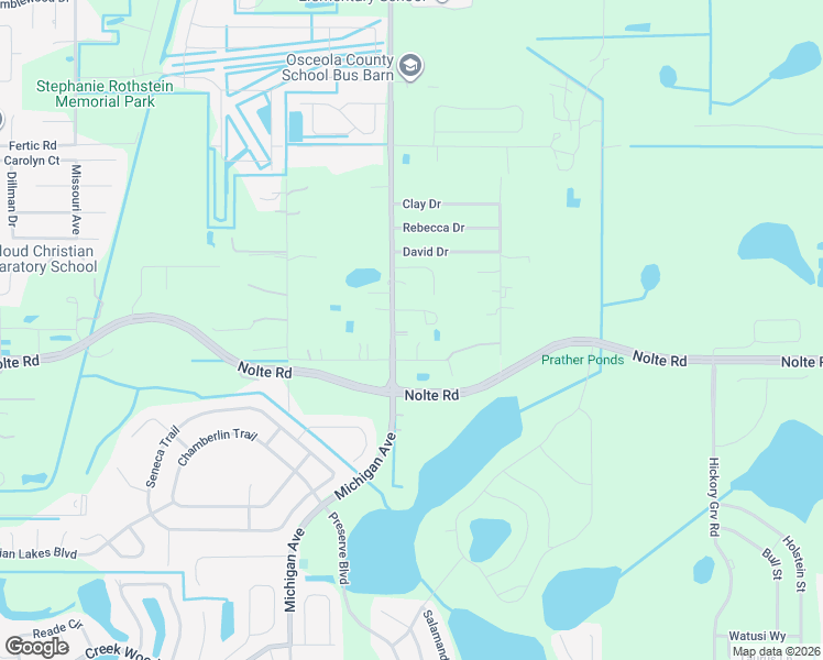 map of restaurants, bars, coffee shops, grocery stores, and more near 3575 Michigan Avenue in St. Cloud
