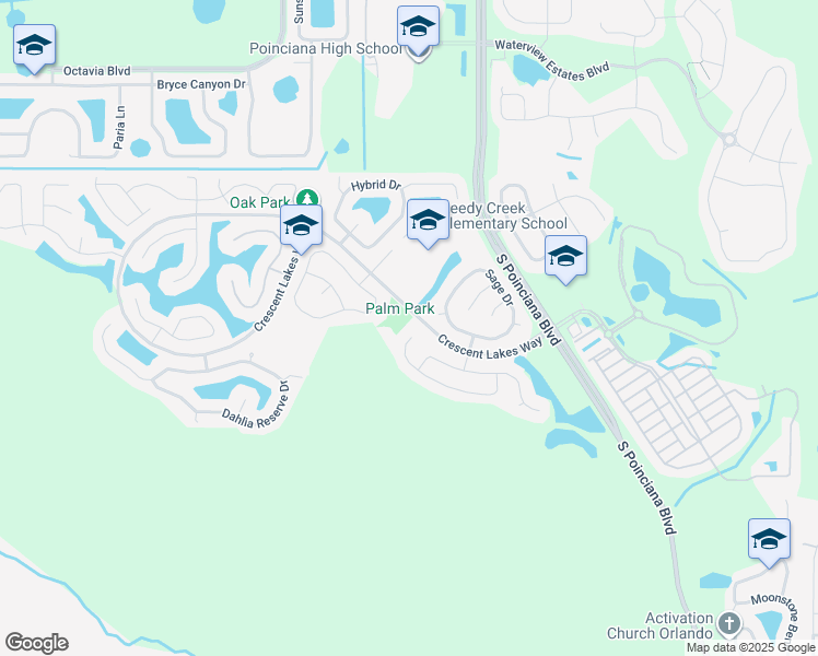 map of restaurants, bars, coffee shops, grocery stores, and more near 5212 Heatherstone Court in Kissimmee