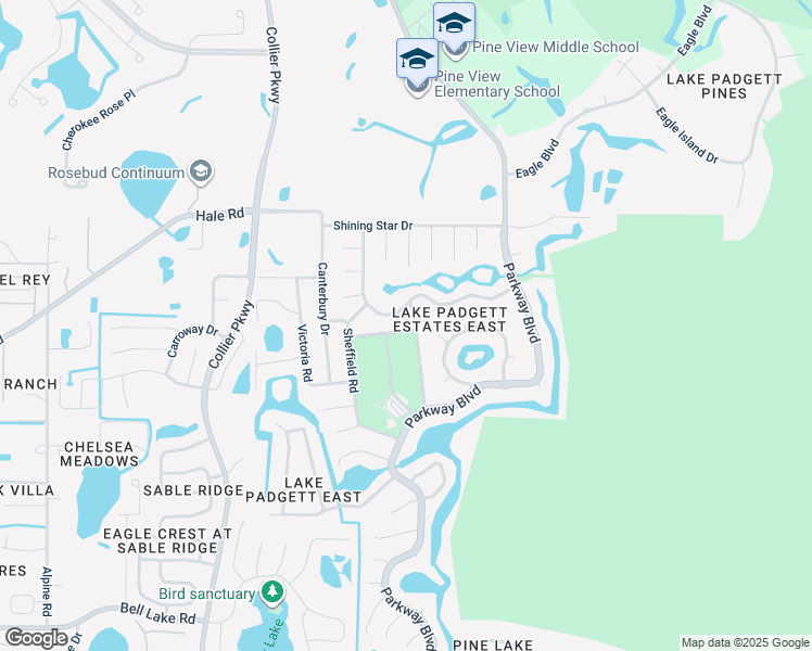 map of restaurants, bars, coffee shops, grocery stores, and more near 23333 Club Villas Drive in Land O' Lakes