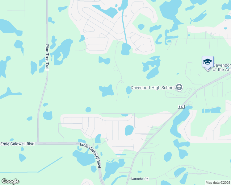 map of restaurants, bars, coffee shops, grocery stores, and more near 1771 Oak Blossom Drive in Davenport