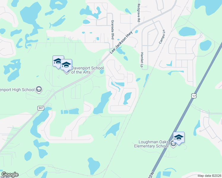 map of restaurants, bars, coffee shops, grocery stores, and more near 604 Sardinia Circle in Davenport