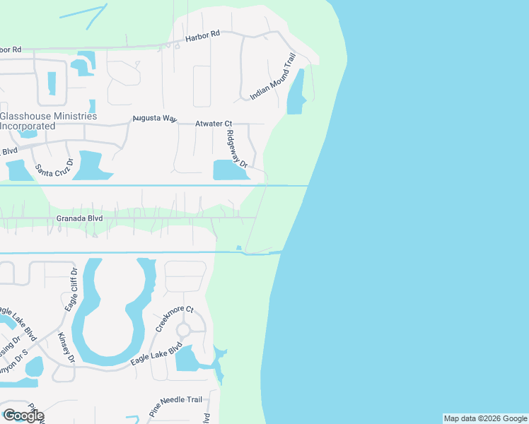 map of restaurants, bars, coffee shops, grocery stores, and more near 1401 Granada Boulevard in Kissimmee