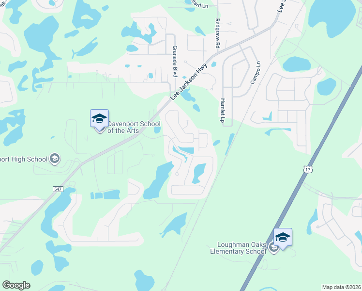map of restaurants, bars, coffee shops, grocery stores, and more near 604 Sardinia Circle in Davenport
