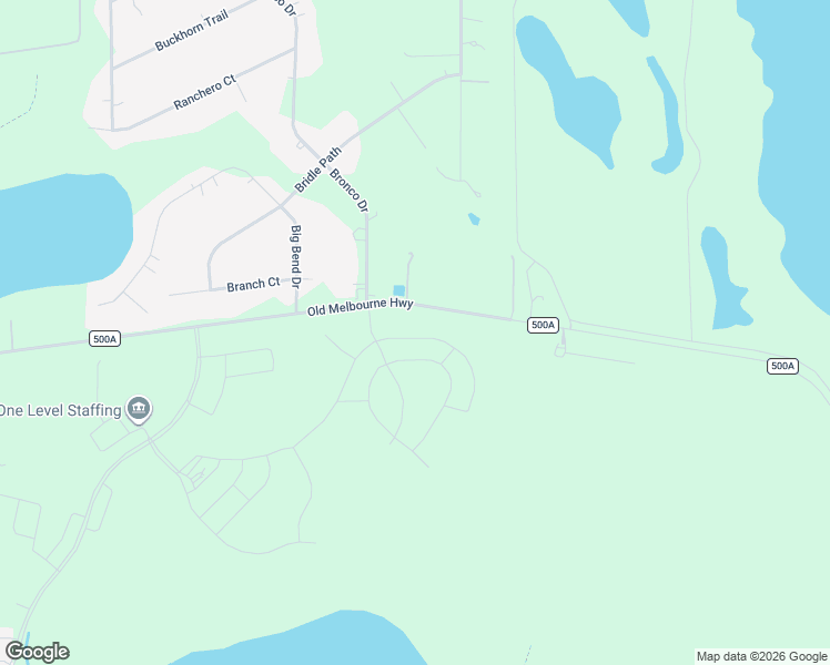 map of restaurants, bars, coffee shops, grocery stores, and more near 2499 Bronco Drive in St. Cloud