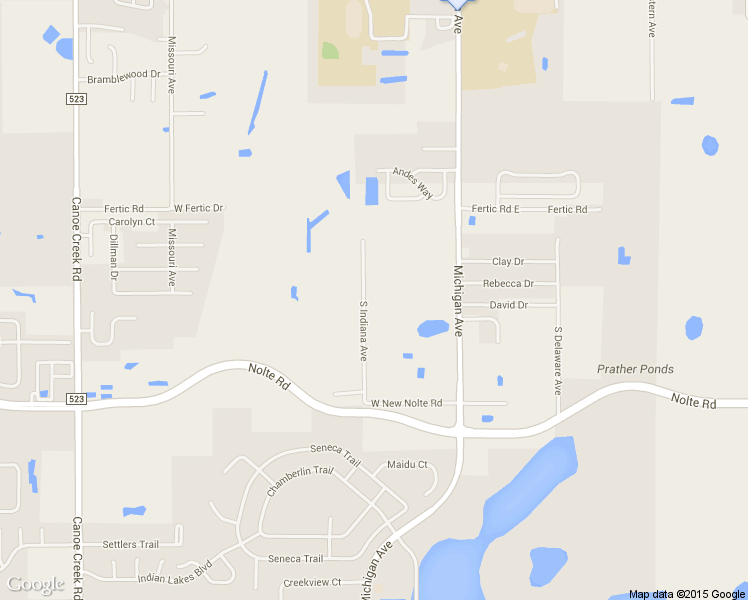 map of restaurants, bars, coffee shops, grocery stores, and more near 3275 S Indiana Ave in St Cloud