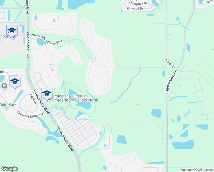 map of restaurants, bars, coffee shops, grocery stores, and more near 2483 Addison Creek Drive in Kissimmee