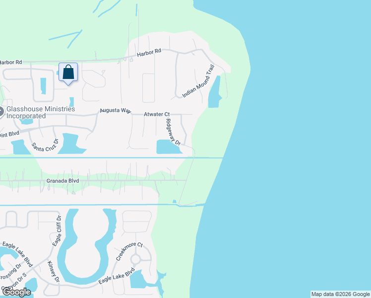 map of restaurants, bars, coffee shops, grocery stores, and more near 2424 Ridgeway Drive in Kissimmee
