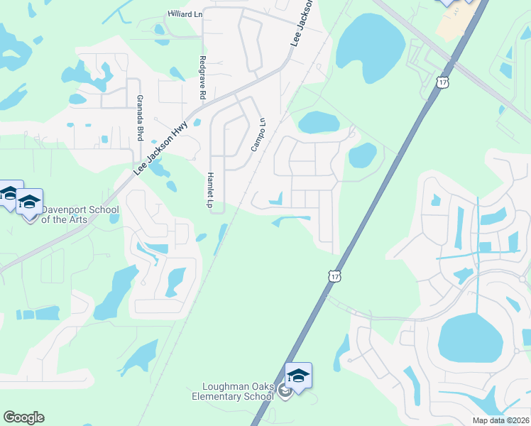 map of restaurants, bars, coffee shops, grocery stores, and more near 400 Viola Drive in Davenport