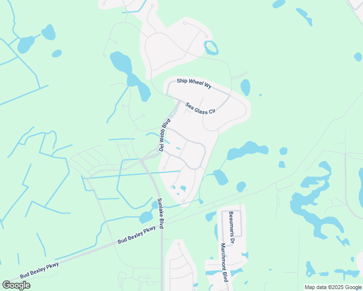 map of restaurants, bars, coffee shops, grocery stores, and more near 4917 Pennant Rising Lane in Land O' Lakes