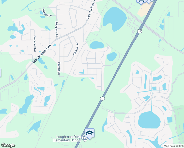 map of restaurants, bars, coffee shops, grocery stores, and more near 148 Miro Drive in Davenport