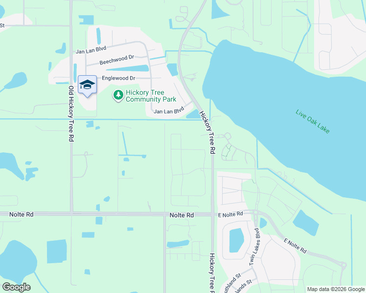 map of restaurants, bars, coffee shops, grocery stores, and more near 2455 Datura Loop in St. Cloud