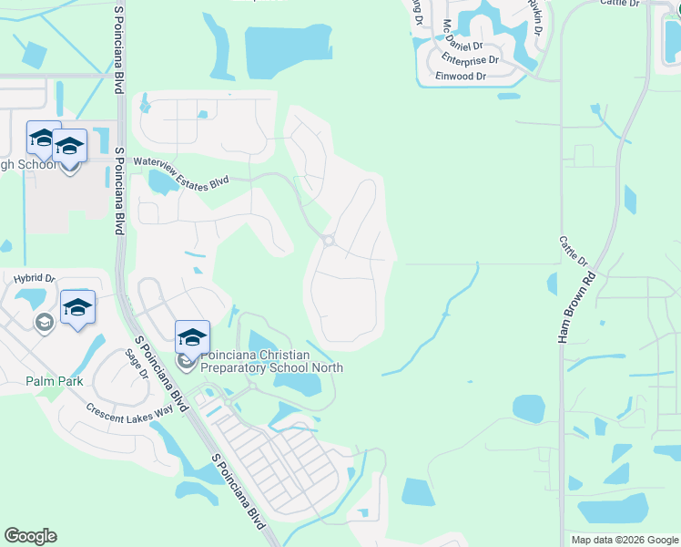 map of restaurants, bars, coffee shops, grocery stores, and more near 4812 Lake Sheppard Street in Kissimmee