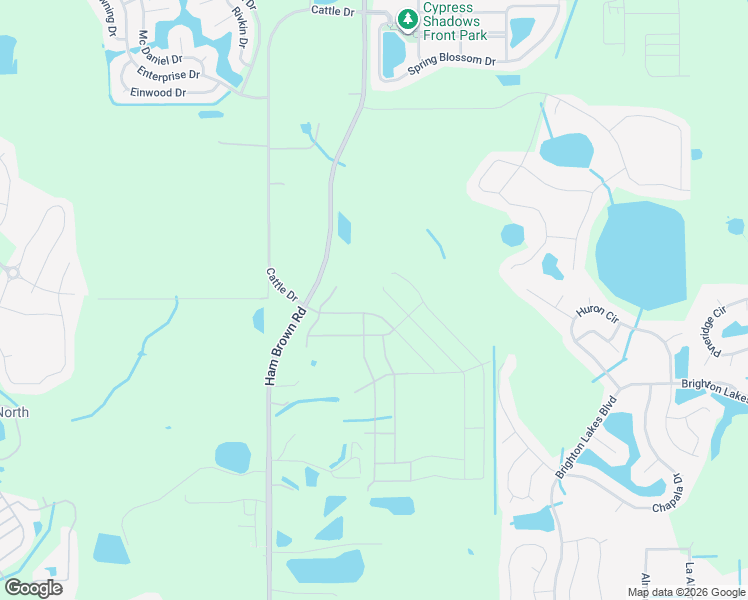 map of restaurants, bars, coffee shops, grocery stores, and more near 2395 Ham Brown Road in Kissimmee