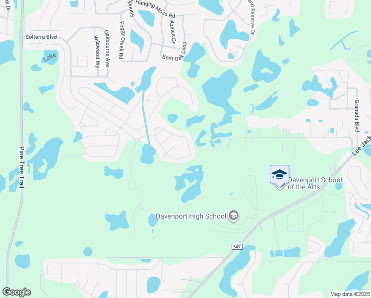 map of restaurants, bars, coffee shops, grocery stores, and more near Oak Marsh Street in Davenport