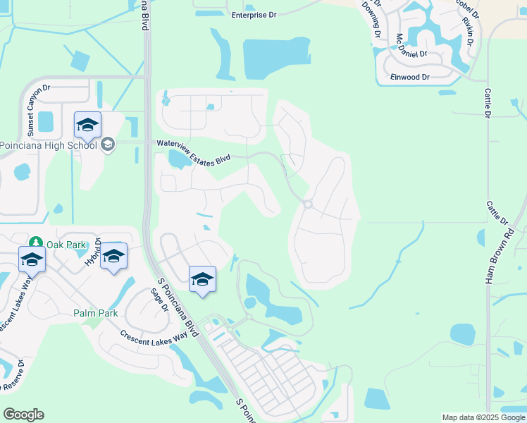 map of restaurants, bars, coffee shops, grocery stores, and more near 4908 Whistling Wind Avenue in Kissimmee