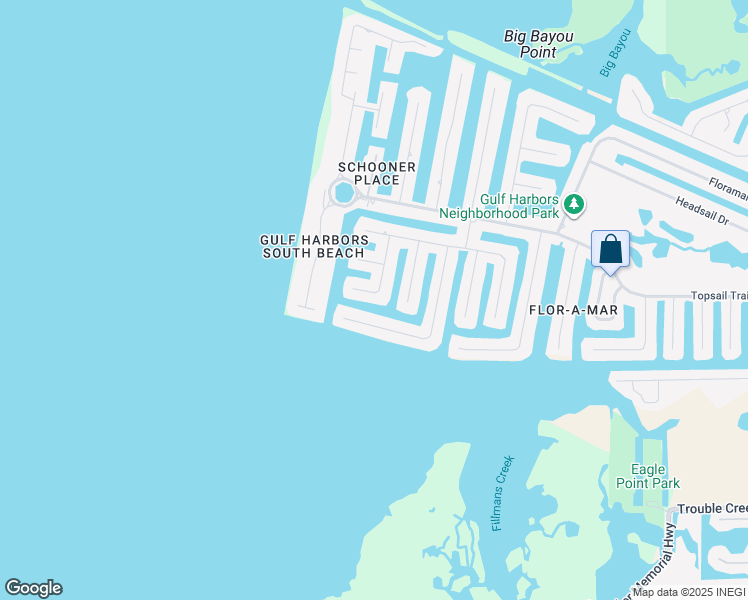 map of restaurants, bars, coffee shops, grocery stores, and more near 4917 South Shore Drive in New Port Richey