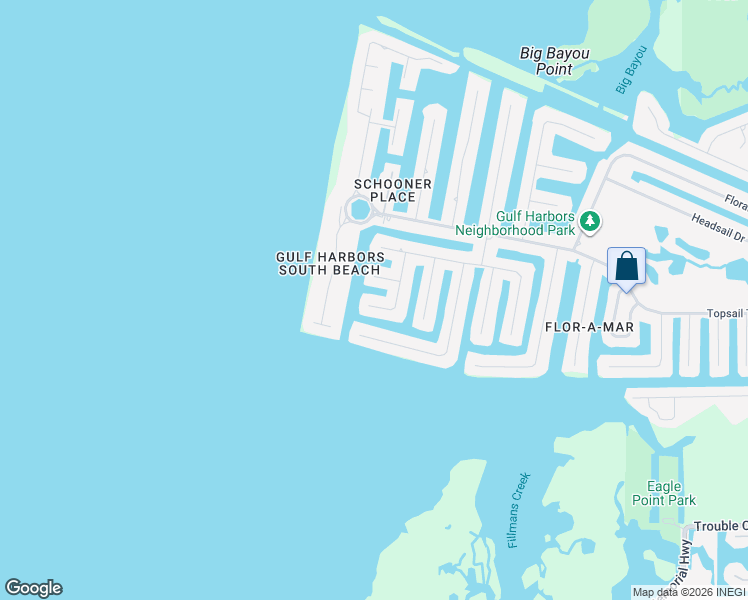 map of restaurants, bars, coffee shops, grocery stores, and more near 3210 Trident Terrace in New Port Richey