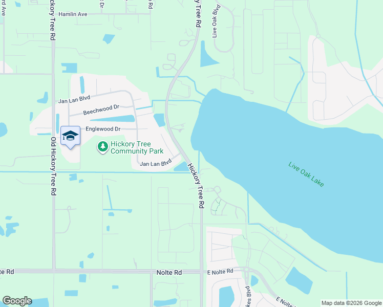 map of restaurants, bars, coffee shops, grocery stores, and more near 2645 Hickory Tree Road in St. Cloud