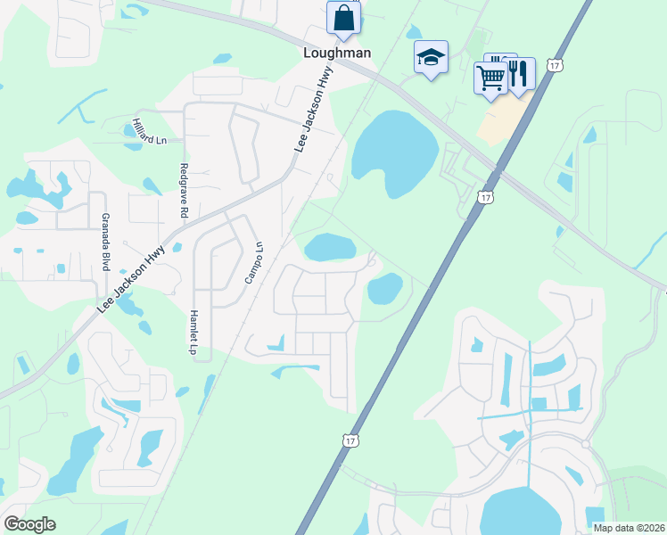 map of restaurants, bars, coffee shops, grocery stores, and more near 310 Cabello Drive in Davenport