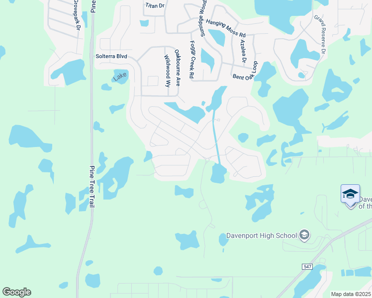 map of restaurants, bars, coffee shops, grocery stores, and more near 6000 Oak Green Loop in Davenport
