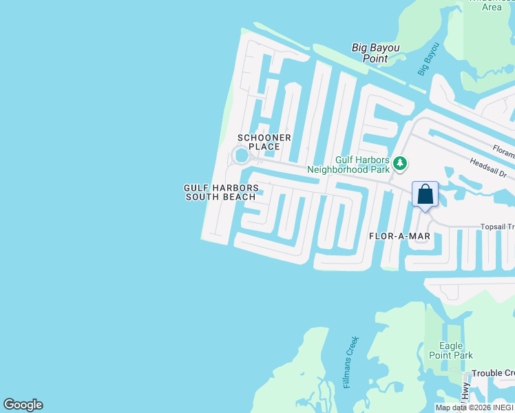 map of restaurants, bars, coffee shops, grocery stores, and more near 3210 Trident Terrace in New Port Richey