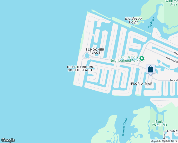 map of restaurants, bars, coffee shops, grocery stores, and more near 3210 Trident Terrace in New Port Richey