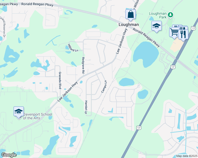 map of restaurants, bars, coffee shops, grocery stores, and more near 512 Meadow Bend Drive in Davenport