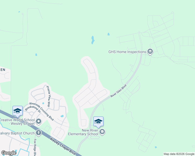 map of restaurants, bars, coffee shops, grocery stores, and more near 5312 Suncatcher Drive in Wesley Chapel