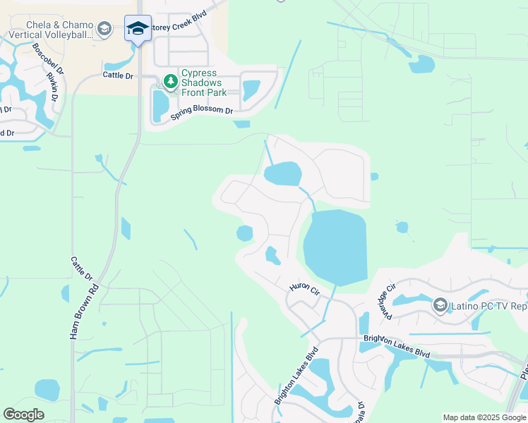 map of restaurants, bars, coffee shops, grocery stores, and more near 4320 Seven Canyons Drive in Kissimmee