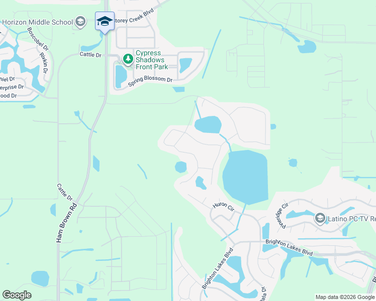 map of restaurants, bars, coffee shops, grocery stores, and more near 4395 Seven Canyons Drive in Kissimmee