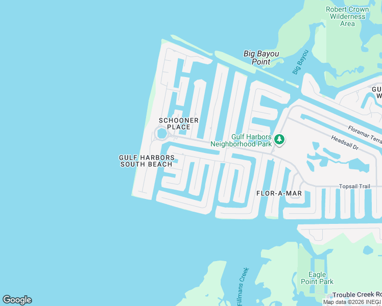 map of restaurants, bars, coffee shops, grocery stores, and more near 3307 Seaway Drive in Port Richey