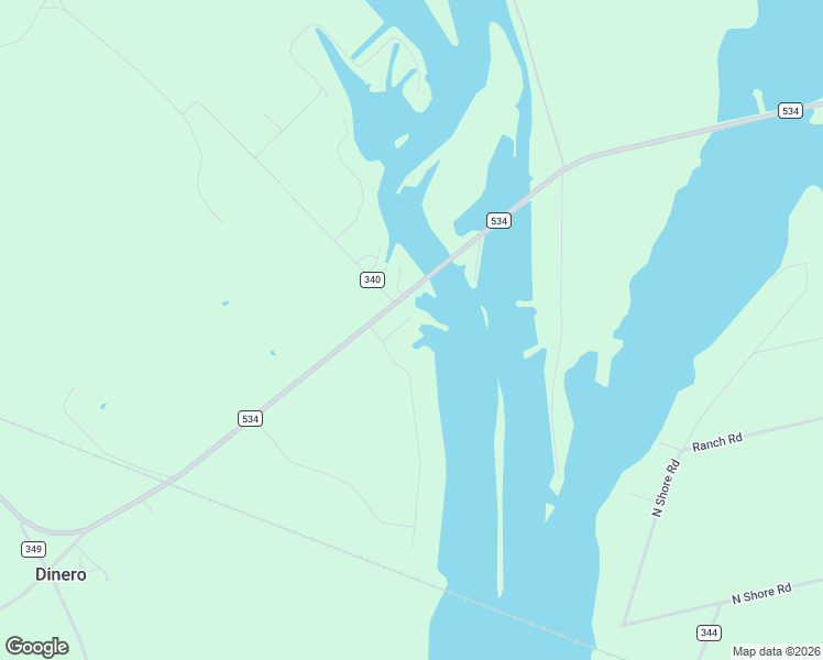 map of restaurants, bars, coffee shops, grocery stores, and more near 105 Clover Lane in Mathis