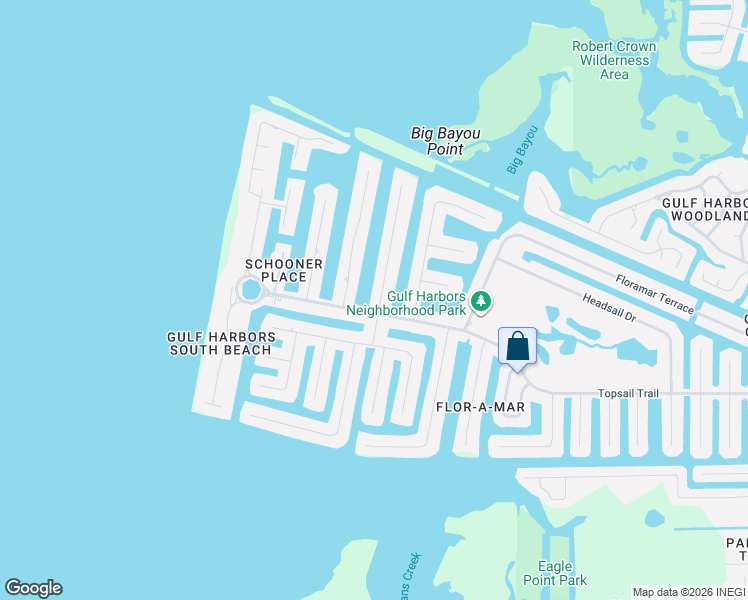 map of restaurants, bars, coffee shops, grocery stores, and more near 5309 Leeward Lane in Port Richey