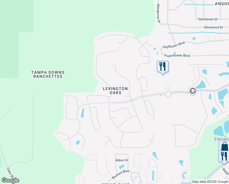 map of restaurants, bars, coffee shops, grocery stores, and more near in Pasco County