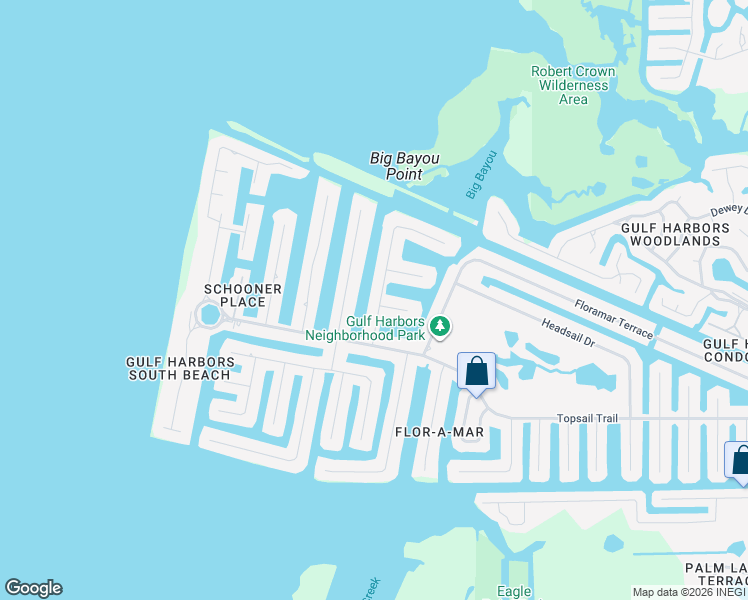 map of restaurants, bars, coffee shops, grocery stores, and more near 5315 Bowline Bend in Port Richey