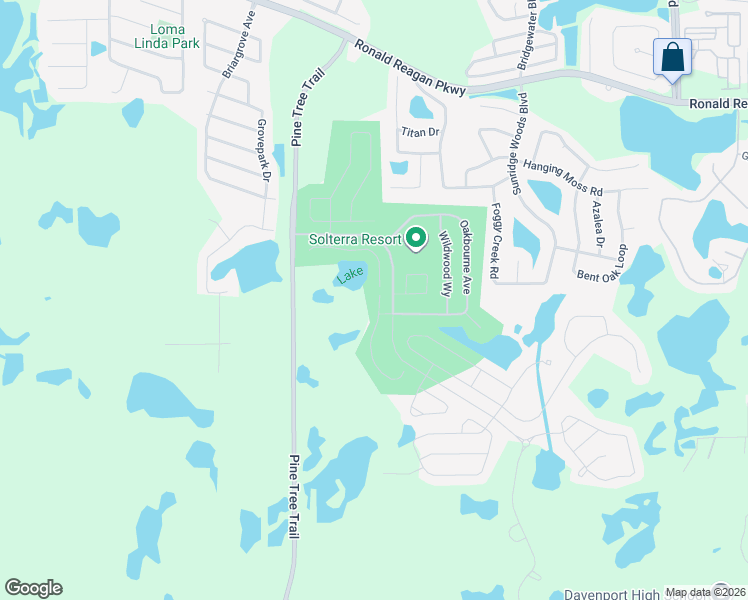map of restaurants, bars, coffee shops, grocery stores, and more near 4586 Terrasonesta Drive in Davenport