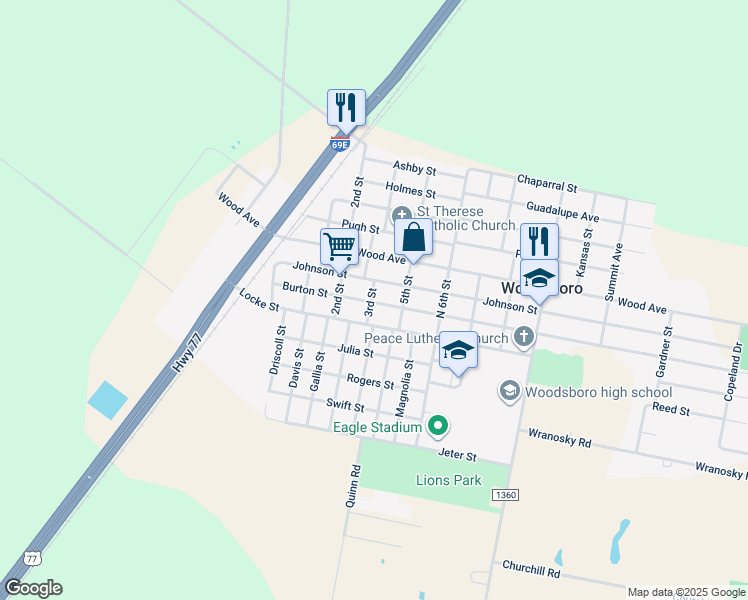 309 Burton Street, Woodsboro TX Walk Score